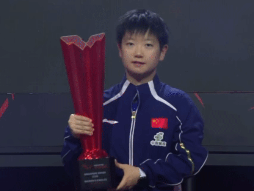 孙颖莎女单夺冠恭喜孙颖莎🏆