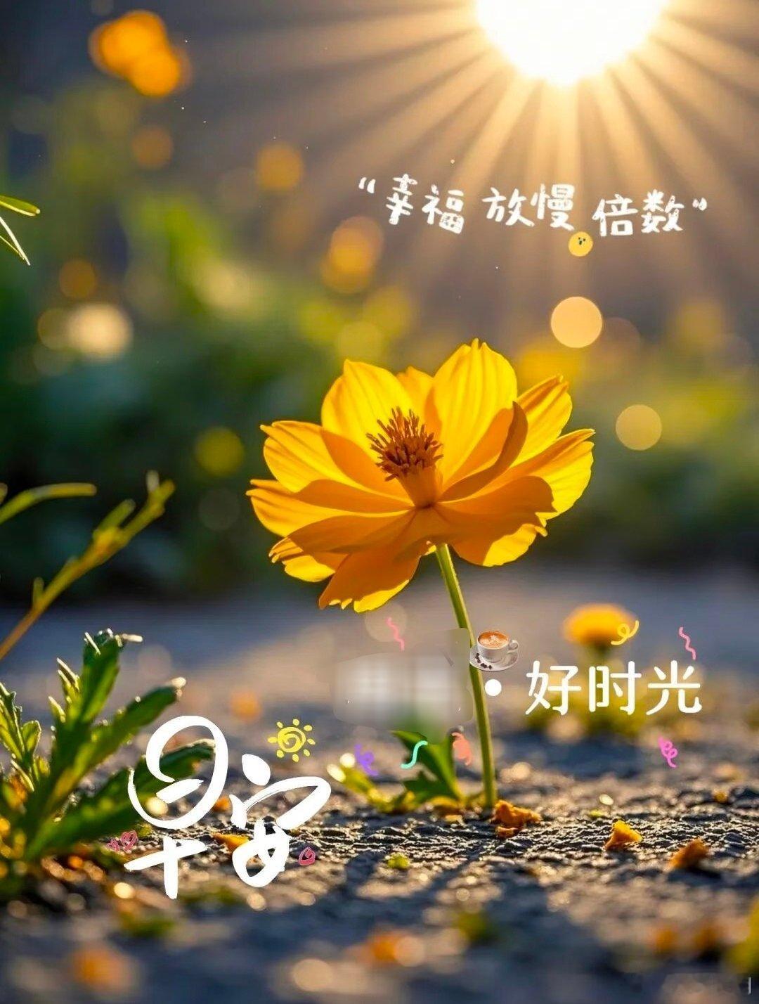 阳光是生活给予我们的一份礼物，让我们珍惜这一天的时光，用心去感受每一个瞬间的美好