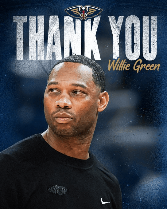 鹈鹕官方: 球队已正式解雇格林, 博雷戈将担任临时主教练