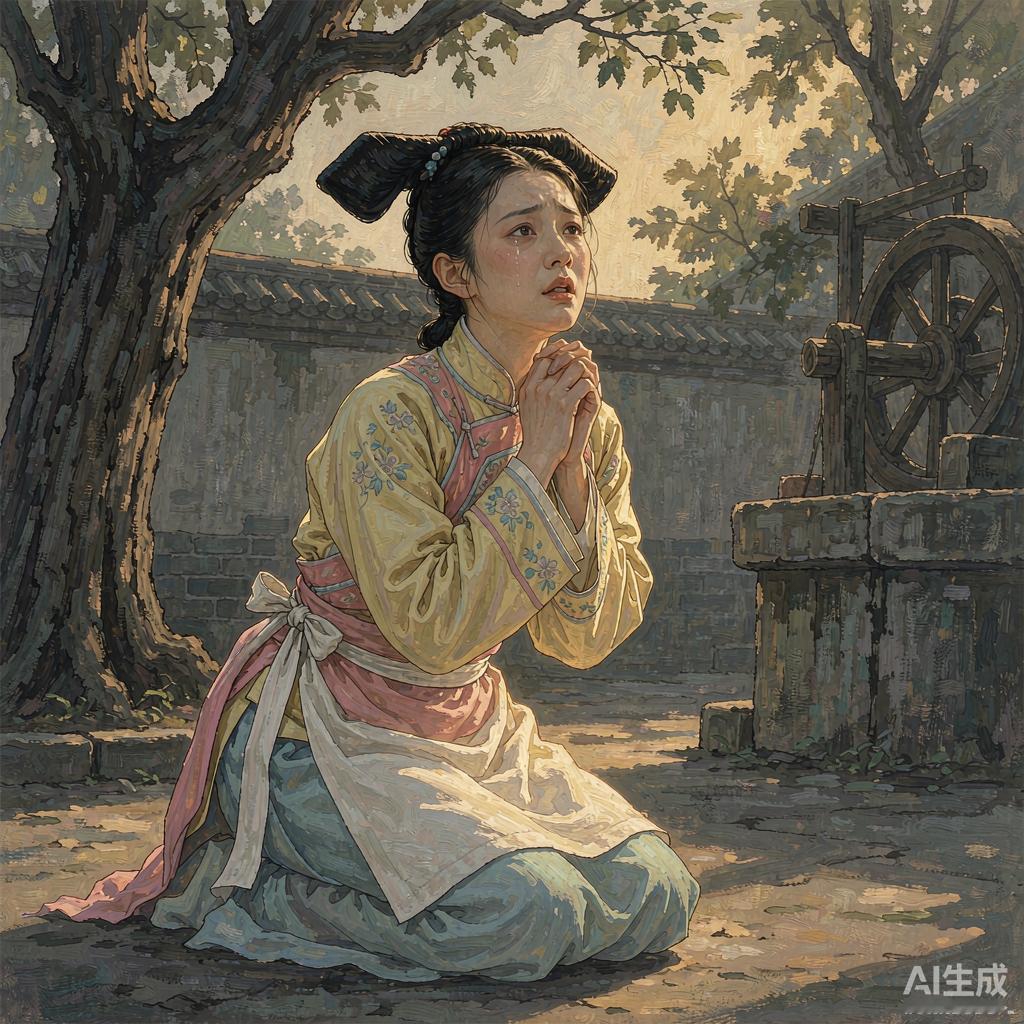 王夫人在贾府吃斋念佛、给丫鬟一人做一双鞋的时候，所有人都觉得她是个菩萨。可就是