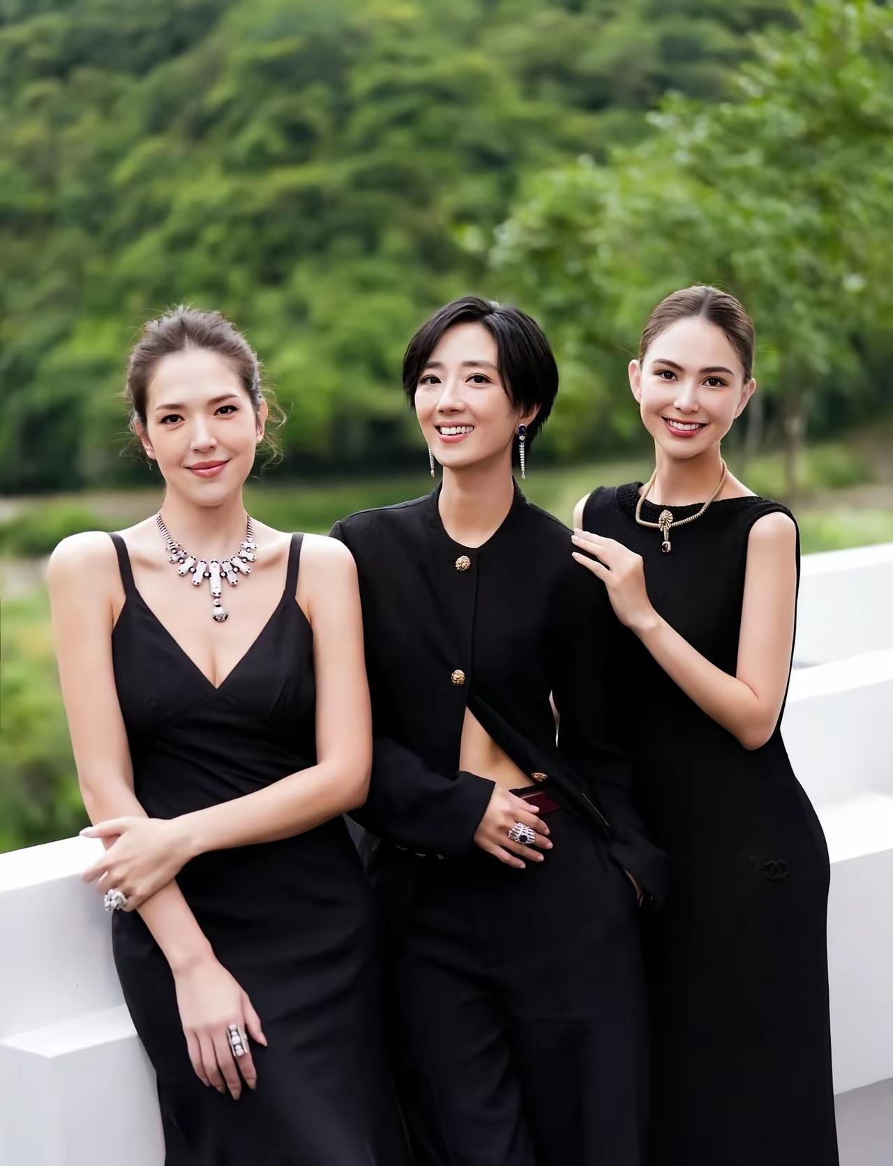三位优雅漂亮的女神，你最喜欢谁？