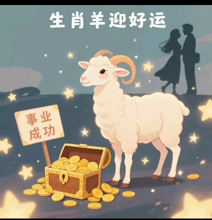 生肖羊的朋友们，以后睡觉都要笑醒啦！从今天开始，你要记住，你将要发达起来了哦！好运如同潮水般涌来，财