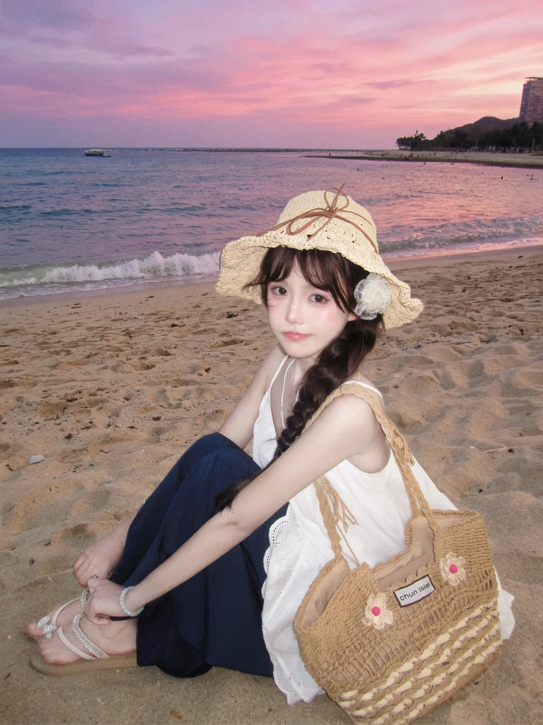 Light pink sky 🐚𓇼 ⋆｡˚