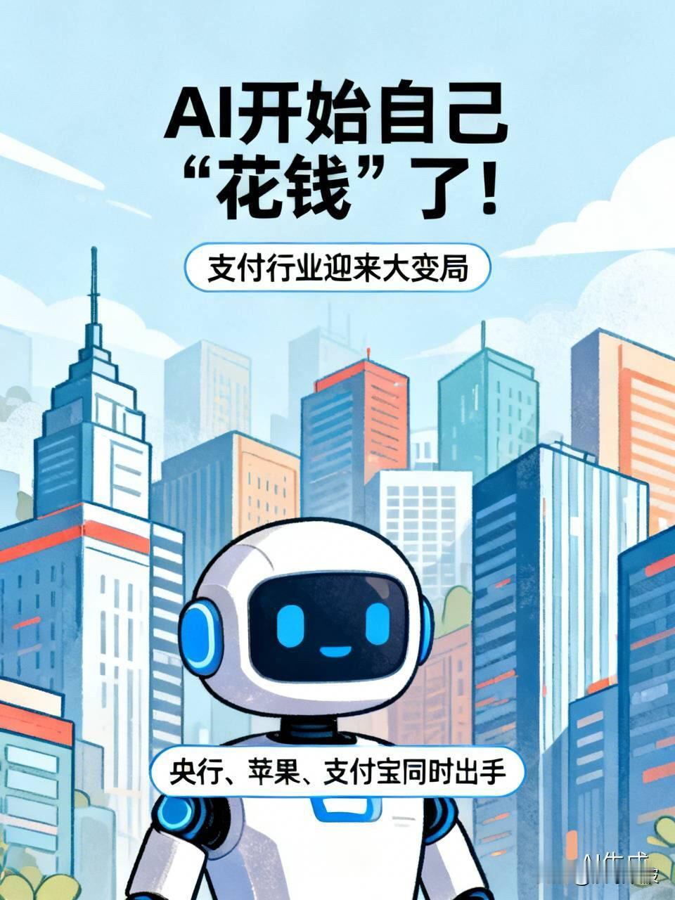 AI开始自己“花钱”了！央行、苹果、支付宝同时出手，支付行业迎来大变局你