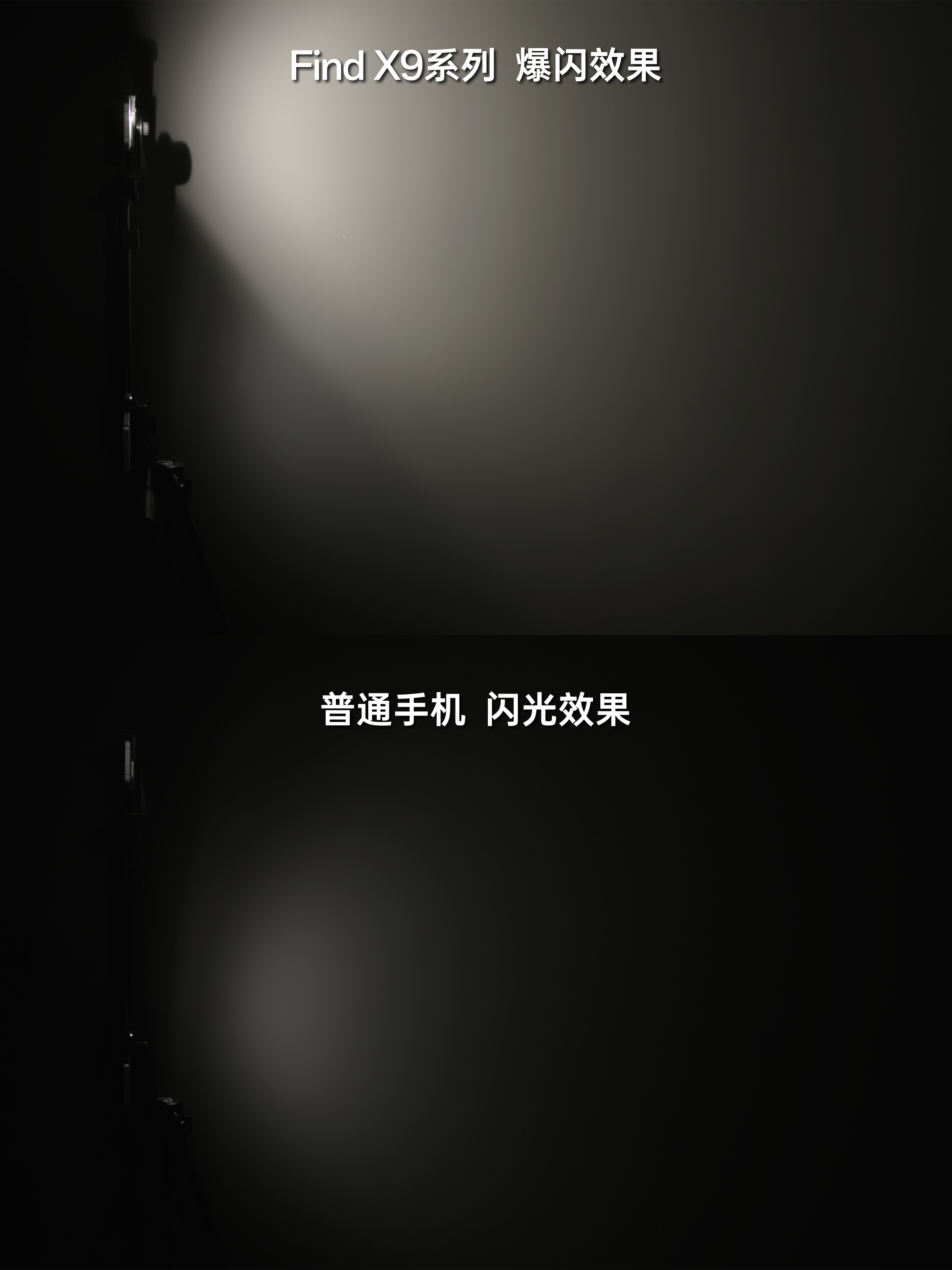 手机闪光灯的天花板？[思考]FindX9安排上了「变焦闪光灯」，不仅有超高亮度