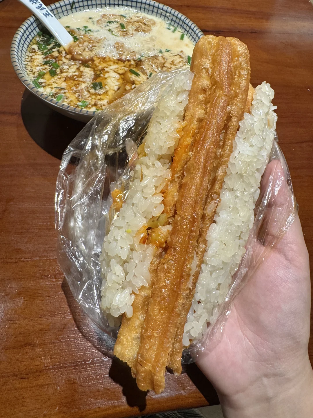 杭州居然也有这种老式饭团！！🤤🤤