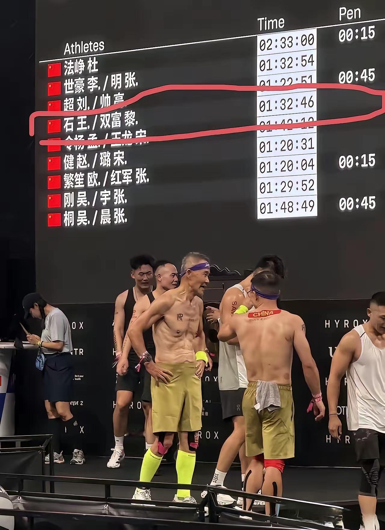 把只有国人参加的比赛办成“国际比赛”：国旗标记国籍，背上贴上“CHINA”标识，