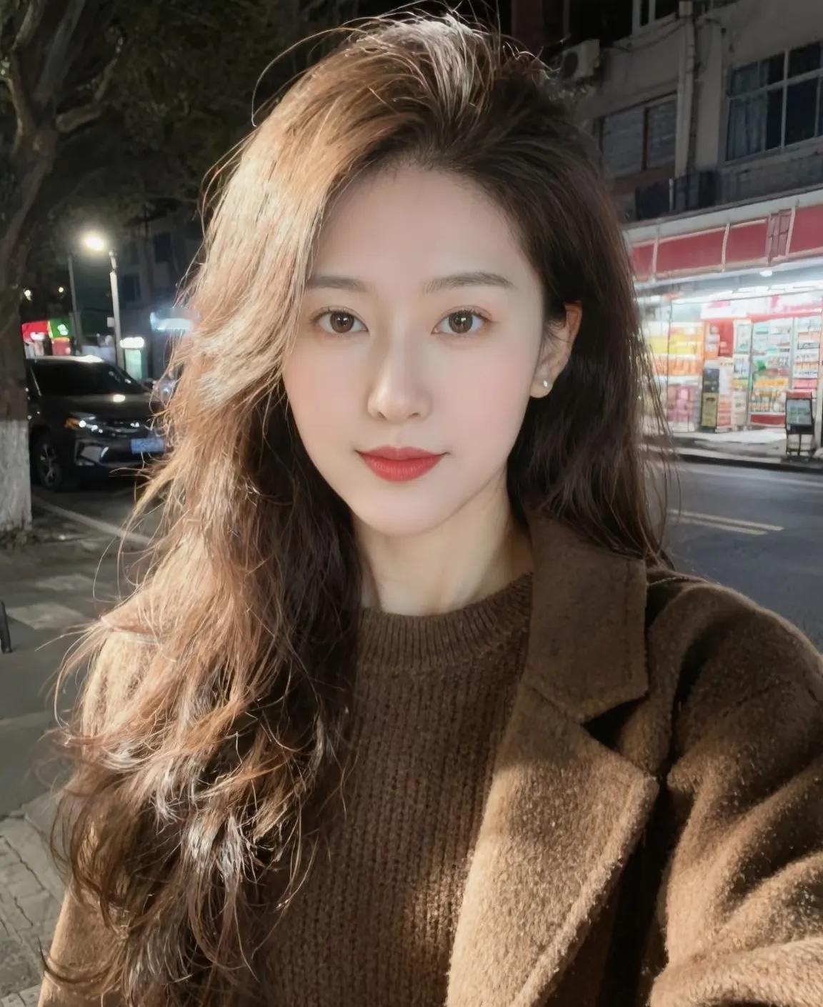 月色如水，美人如画。