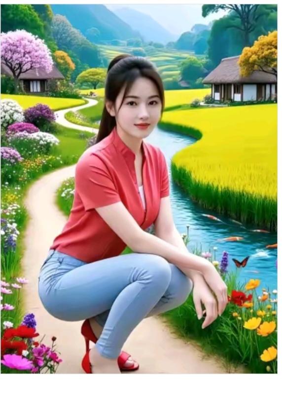 〔欣赏图片〕图中画面太美啦；美女靓丽有气质；各个晒过七仙女；美丽迷人风景