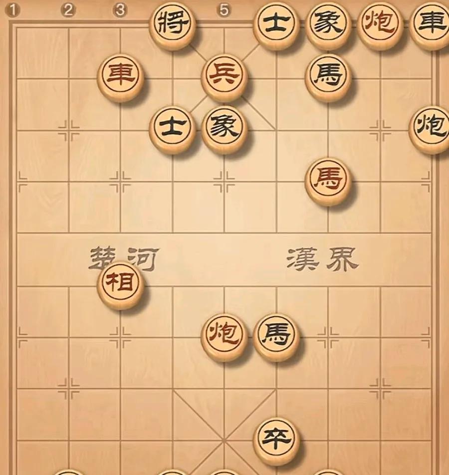 四步就可以绝杀的棋，一定要看到黑方这个底炮，不能红车一平叫将，黑方就把你反杀了，