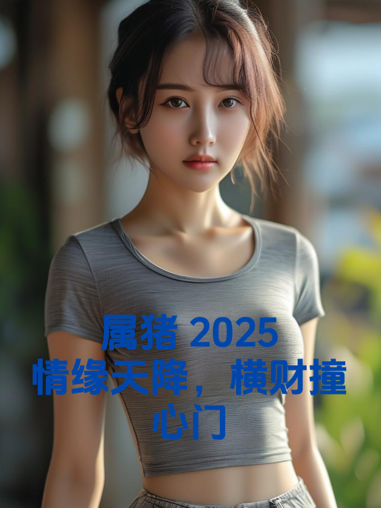属猪2025：情缘天降，横财撞心门