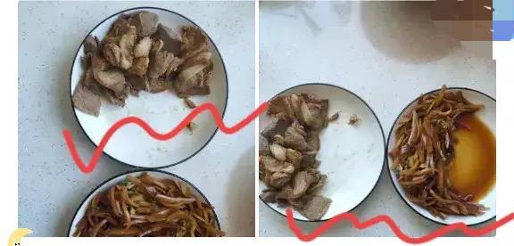 家人们！我发现我儿媳妇吃饭可太有意思啦！她自己吃饭时，就专挑盘子里靠近自己这边的