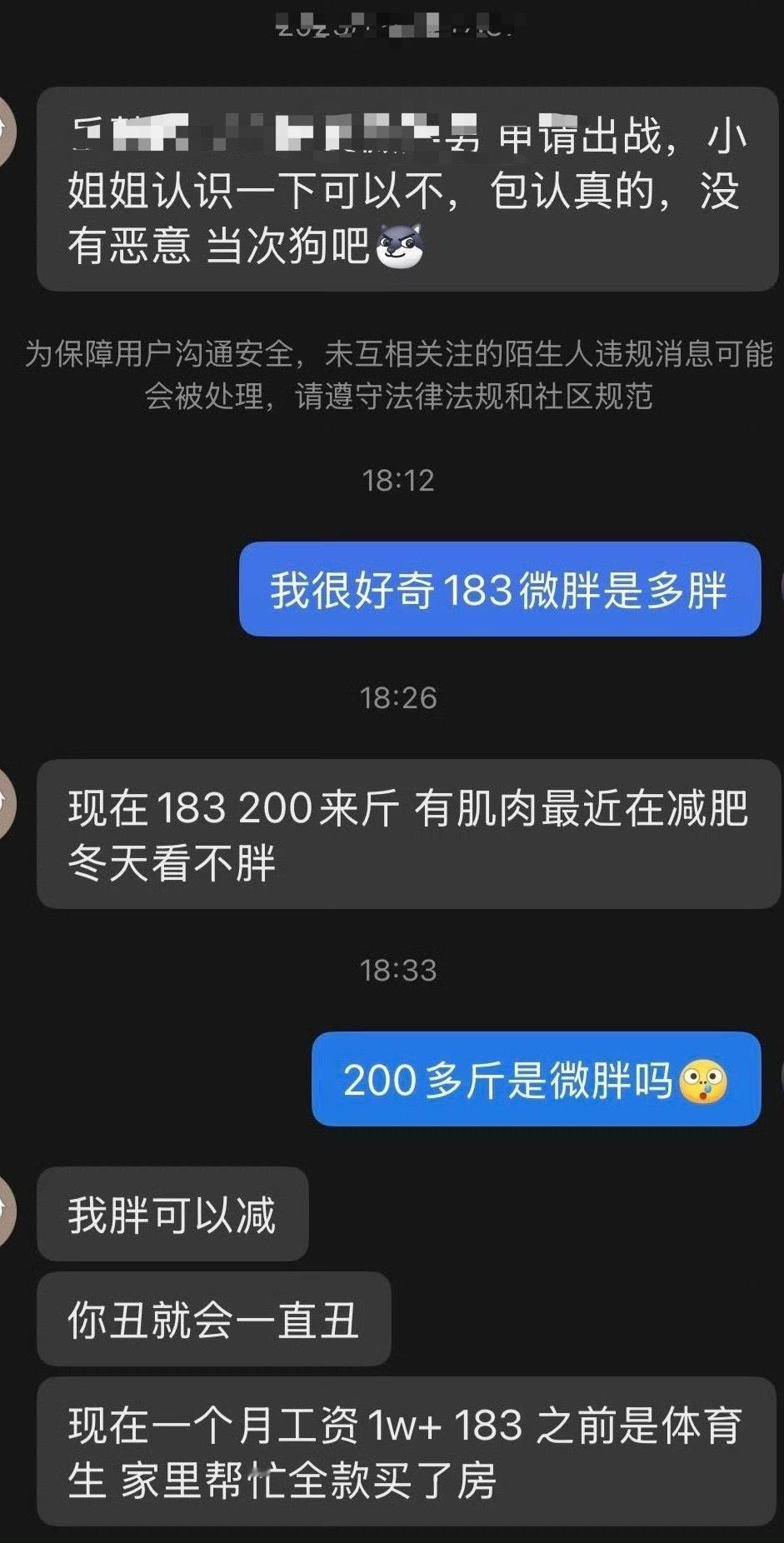 男生200来斤是微胖吗？