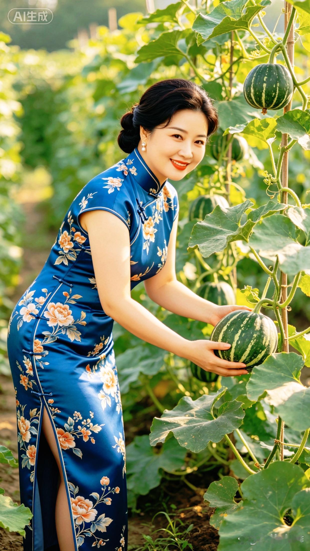 上周在苏北的西瓜田边撞见的场景，现在想起来还觉得特别治愈。三十多度的大太阳底下
