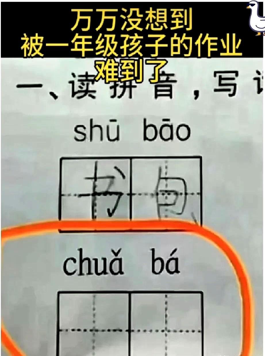 “爸，shūbāo的shū是u还是ū？”一年级娃一句话，把清华毕业的爹问懵。爹连