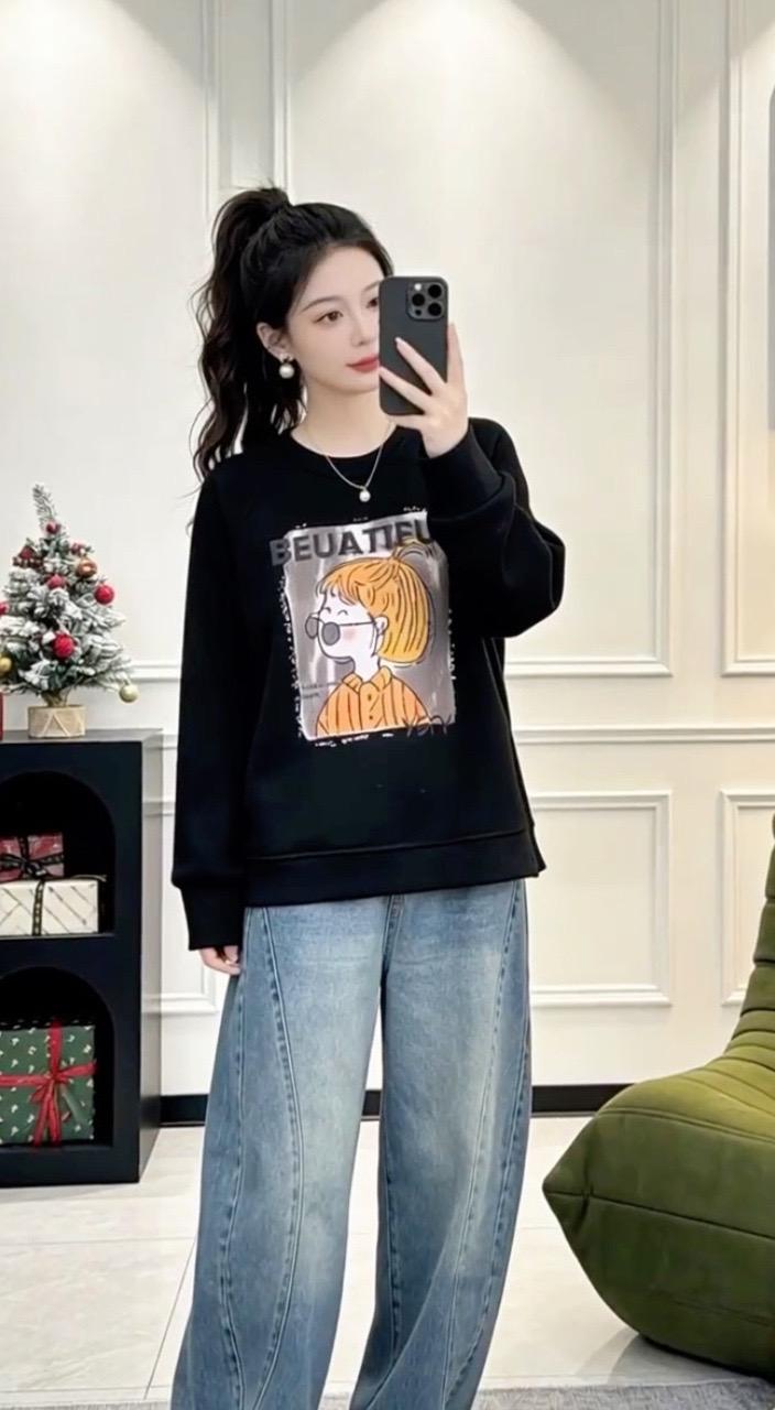 秋冬宽松卫衣休闲百搭