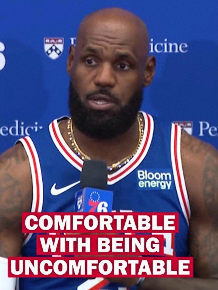 詹姆斯：“要想成就伟业我们必须去做那些令人感到不适的事情”NBA官网披