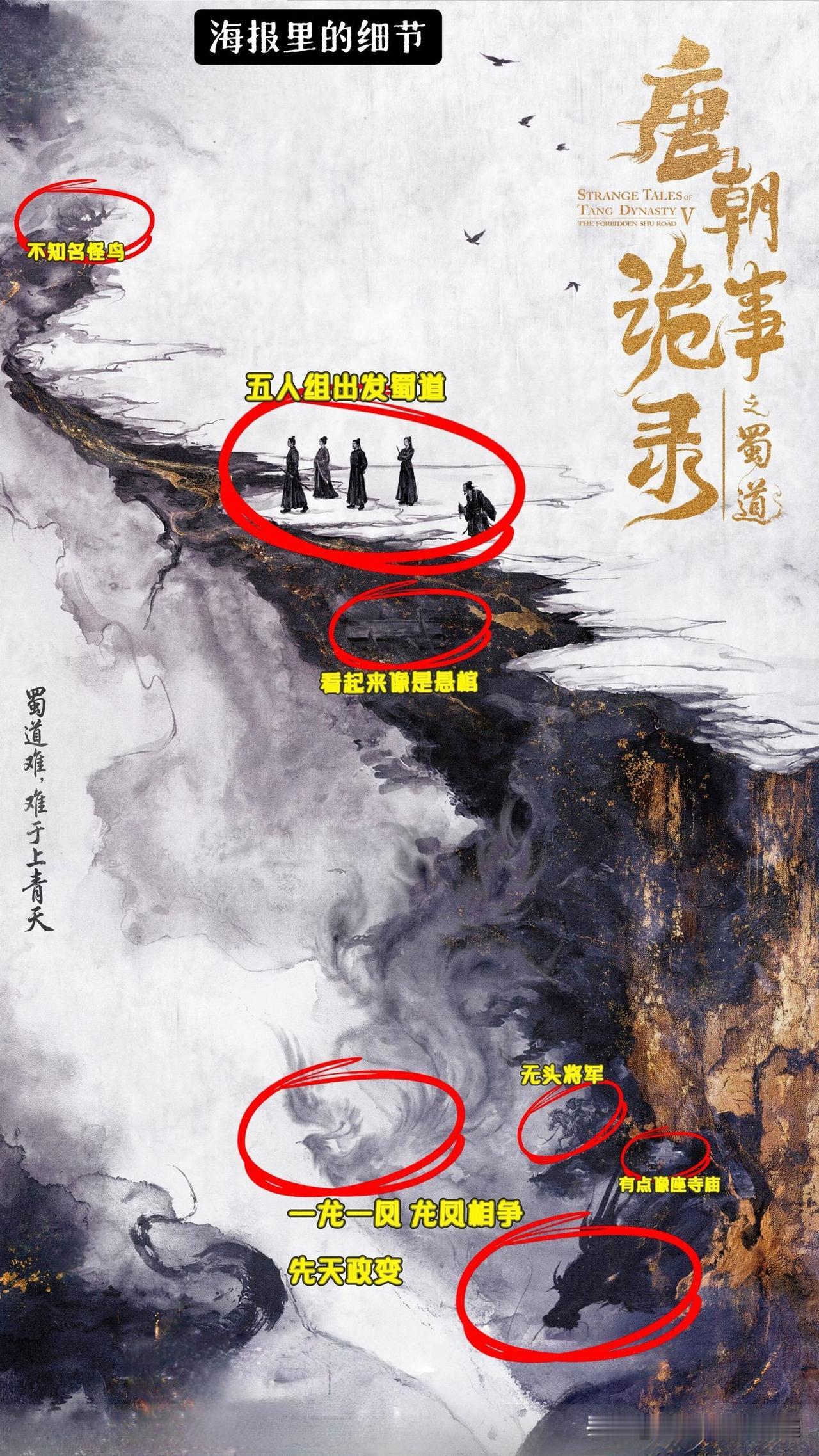 好消息，《唐朝诡事录之蜀道》官宣了，蜀道难，难于上青天，这次猜的没错，这