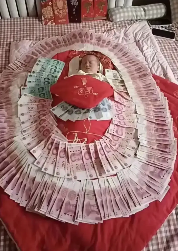 他的一生应该都没有烦恼了吧！