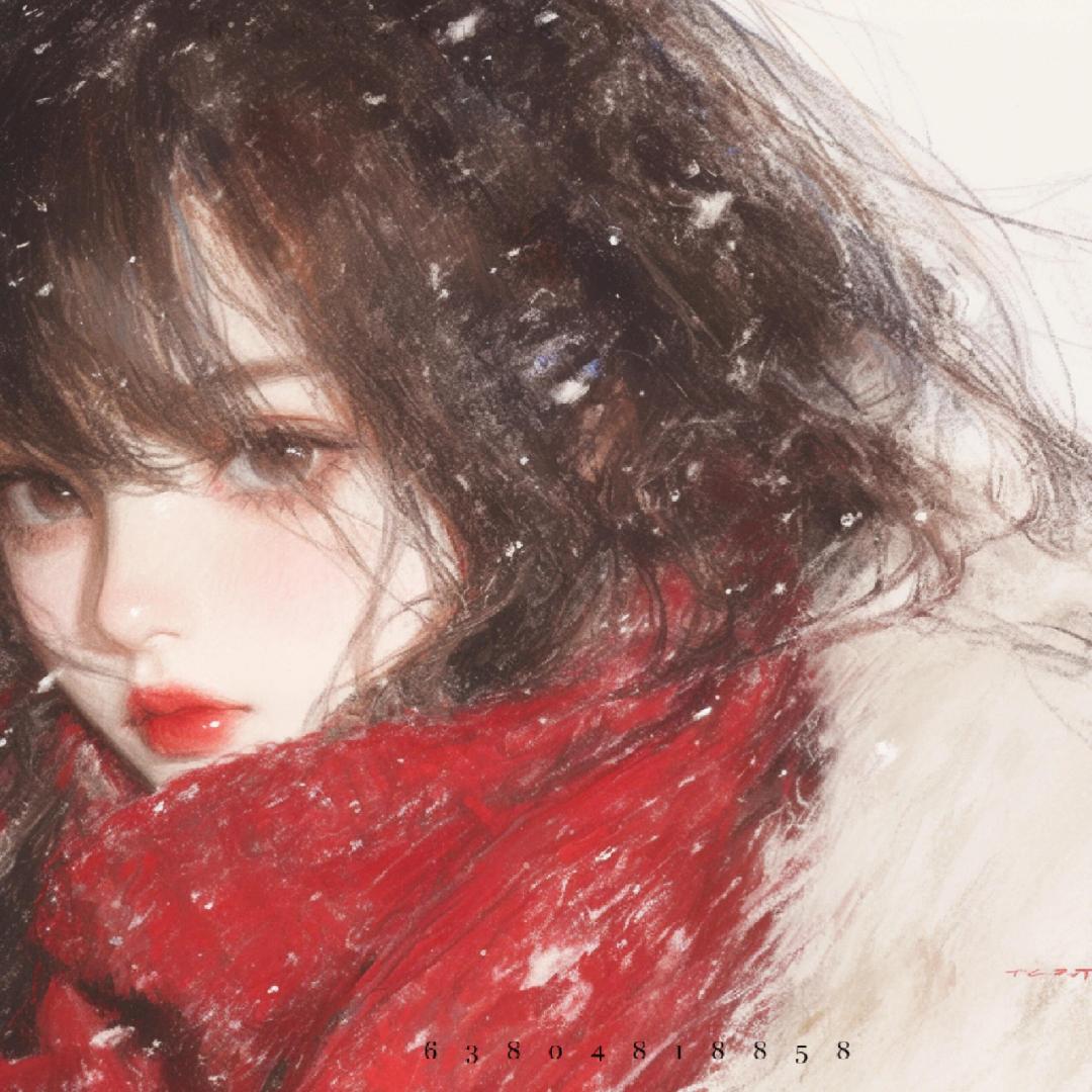 冬日氛围感女生头像​​​
