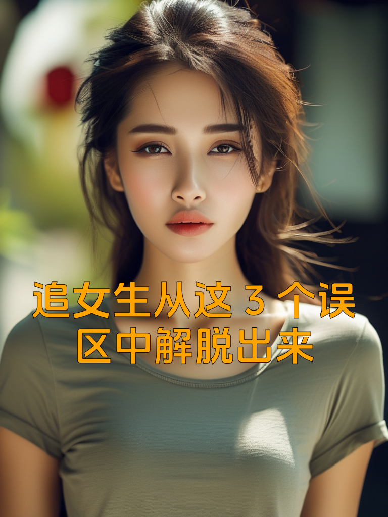 追女生从这3个误区中解脱出来