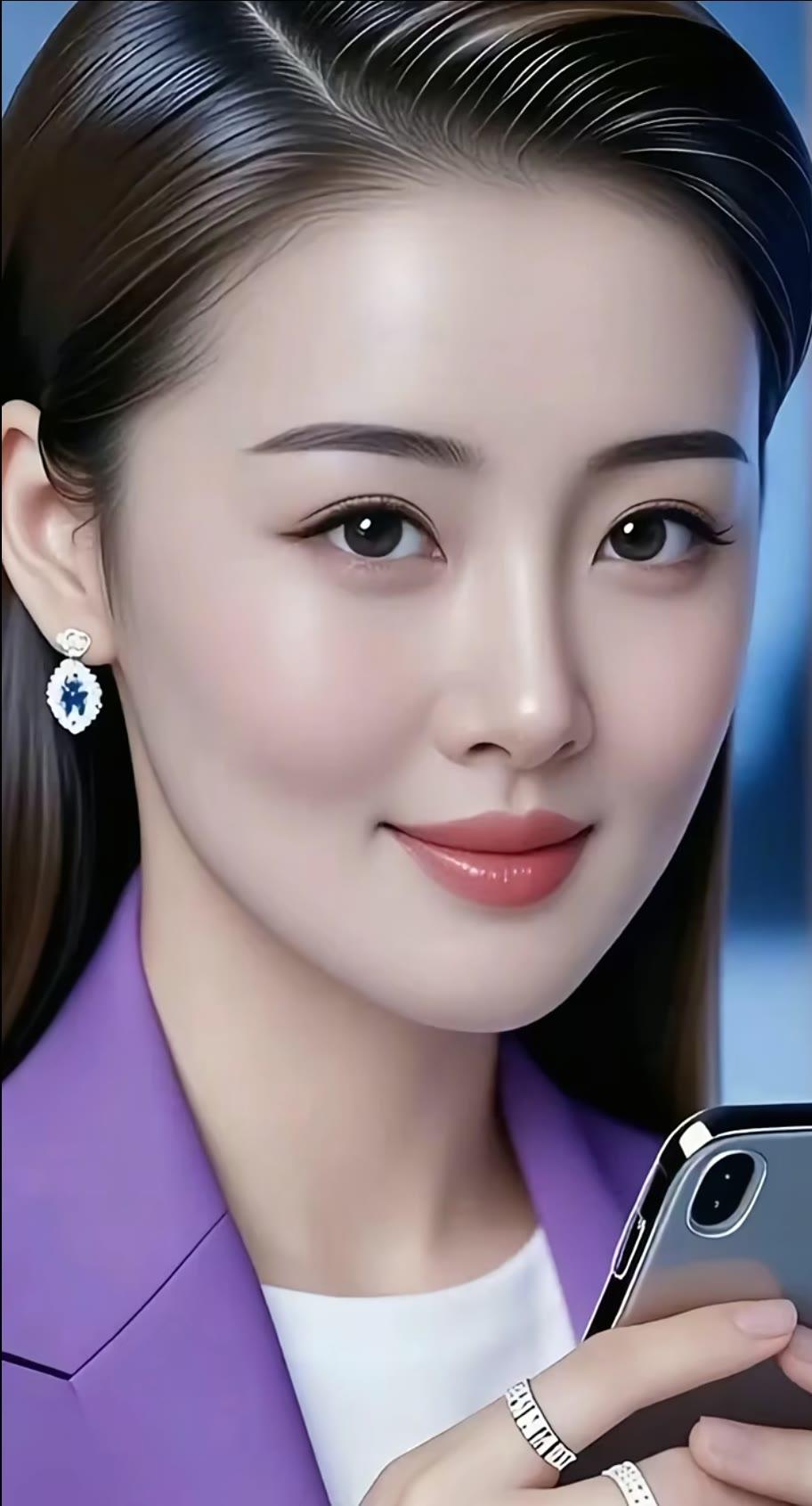 优雅职场风，手机自拍美照