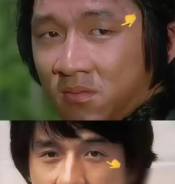 王晶去年在节目里爆了周星驰的老料。说星爷早年为了银幕表现力，特意割了双眼皮