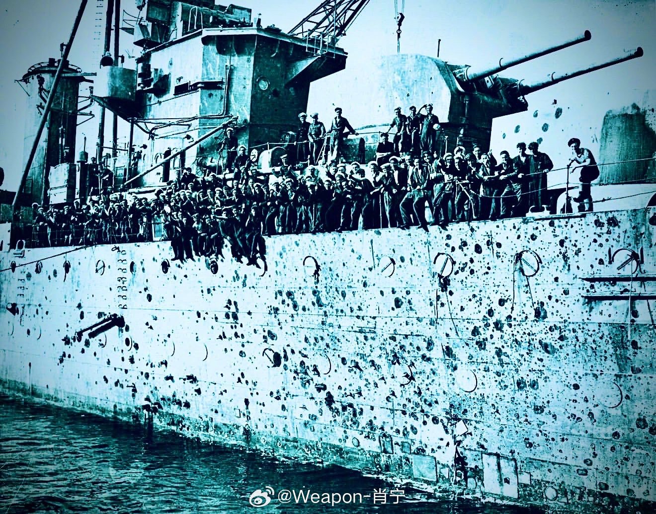 “佩内洛普”号（阿瑞图萨级巡洋舰）于1941年至1943年在马耳他服役，隶属于K