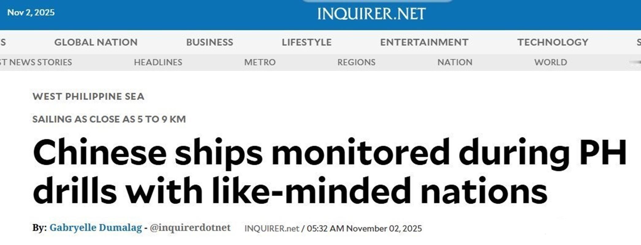 有意思，中国海军“硬要”参加美菲澳新四国演习，围观舰艇比四国编队还多！据菲律宾媒