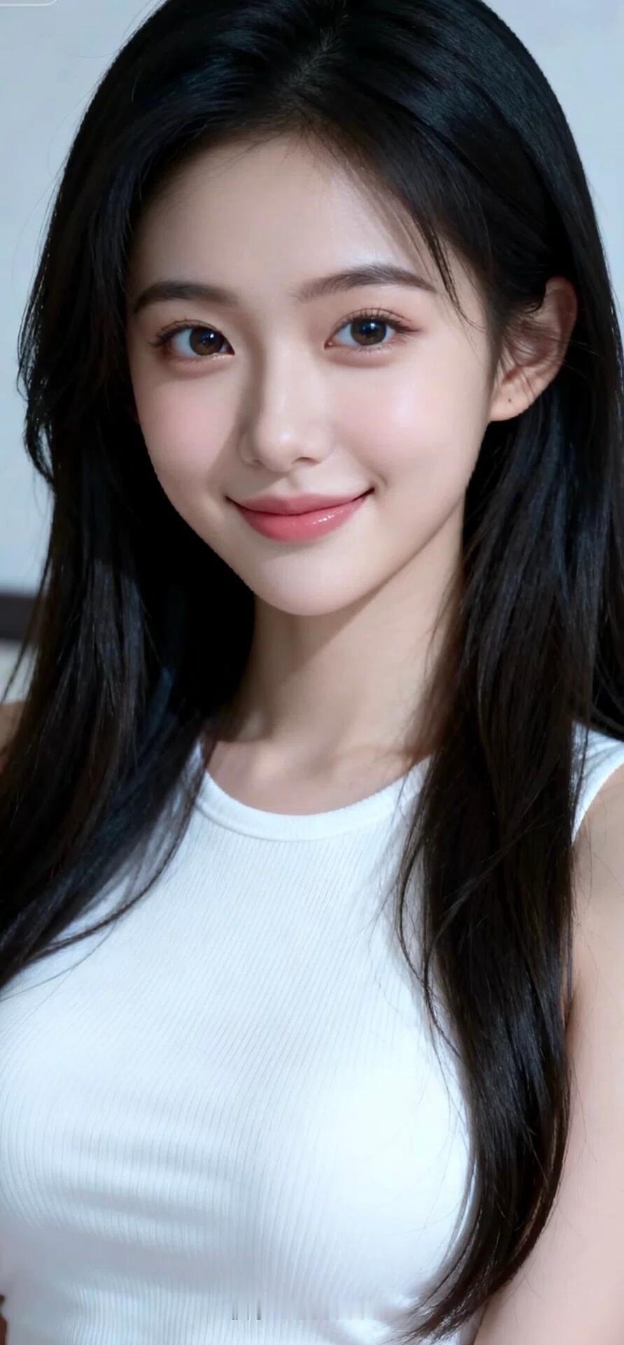 甜美笑容，清新自然，元气少女！😊✨