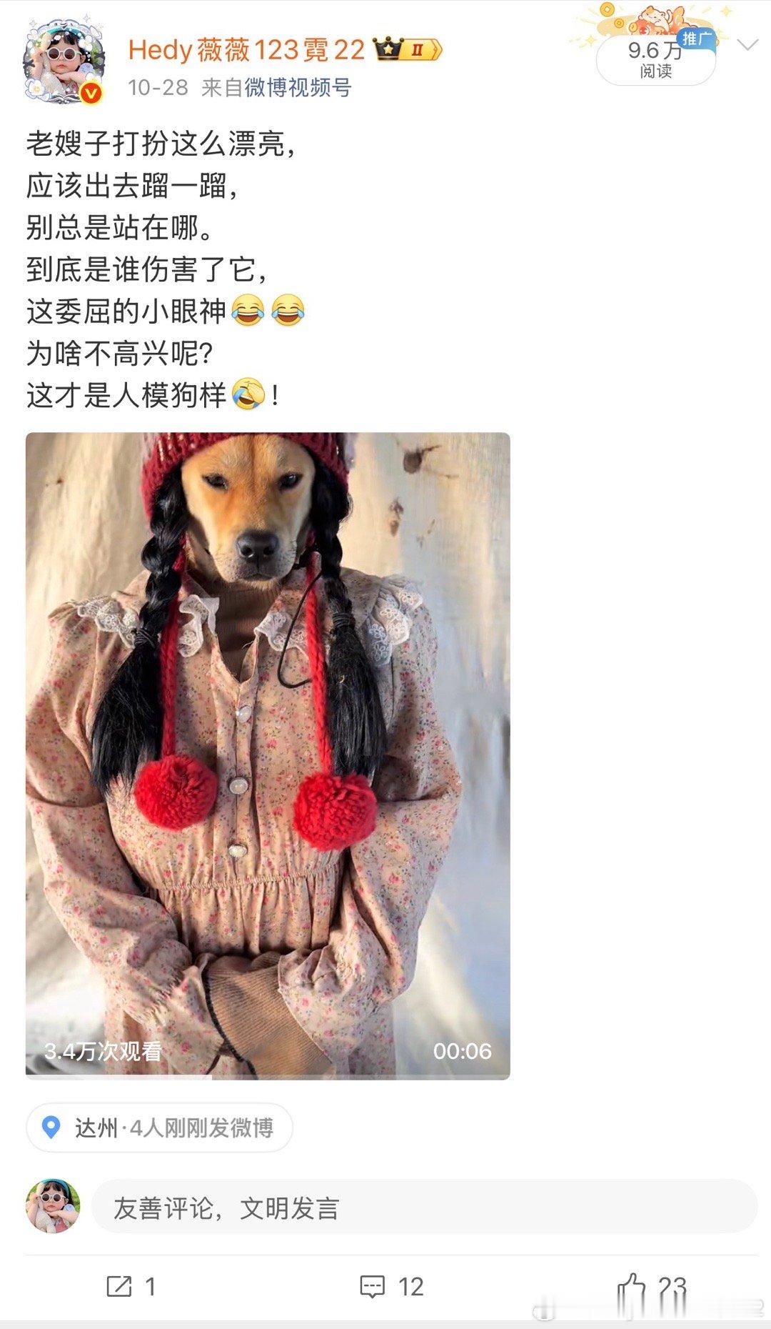 没有想到，就发了一个搞笑日常，这篇博文还有这么高的阅读量！后续加油努力冲！