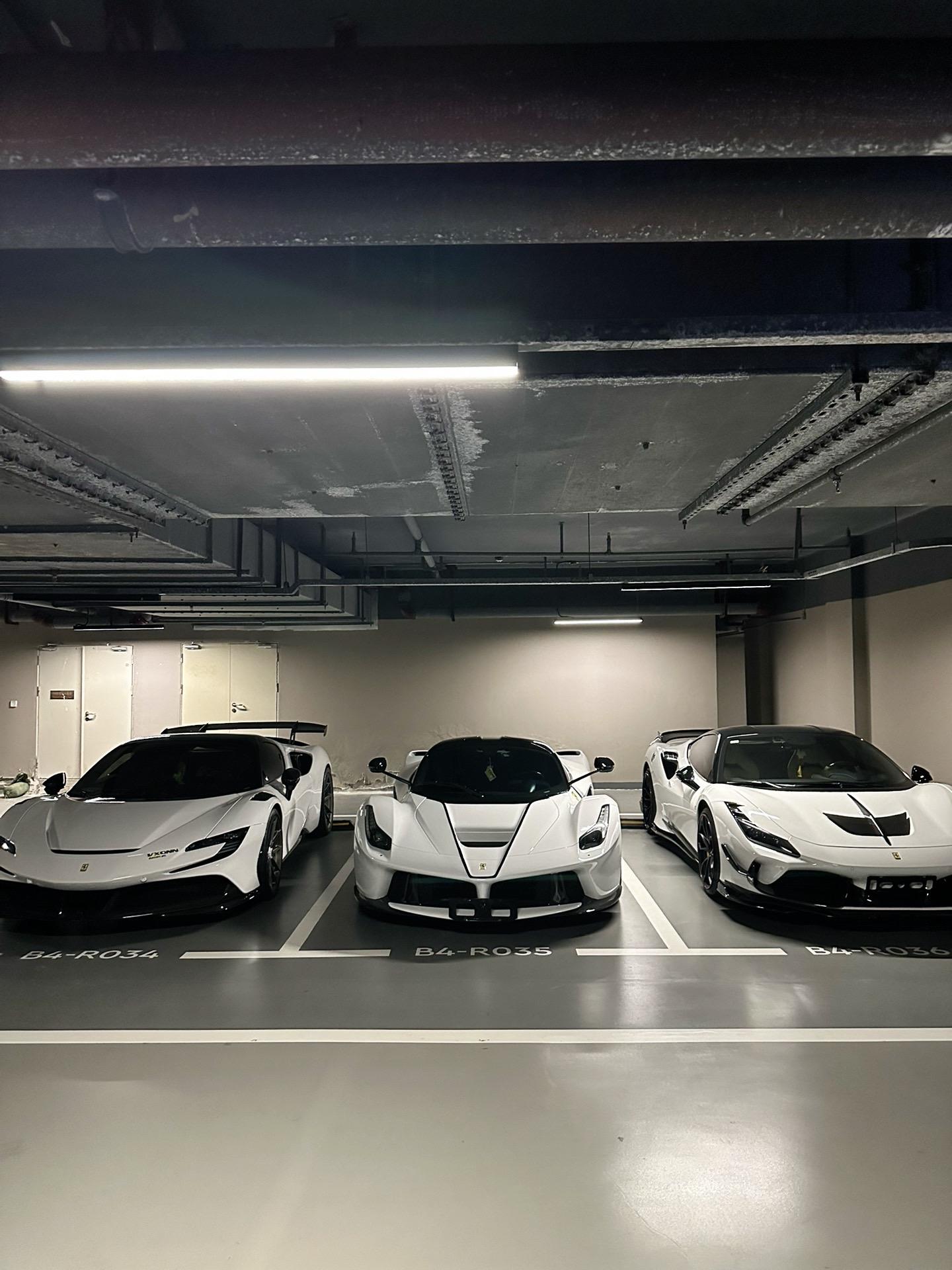 映入眼帘的三匹白马王子 法拉利laferrari 法拉利sf90 法拉利f8