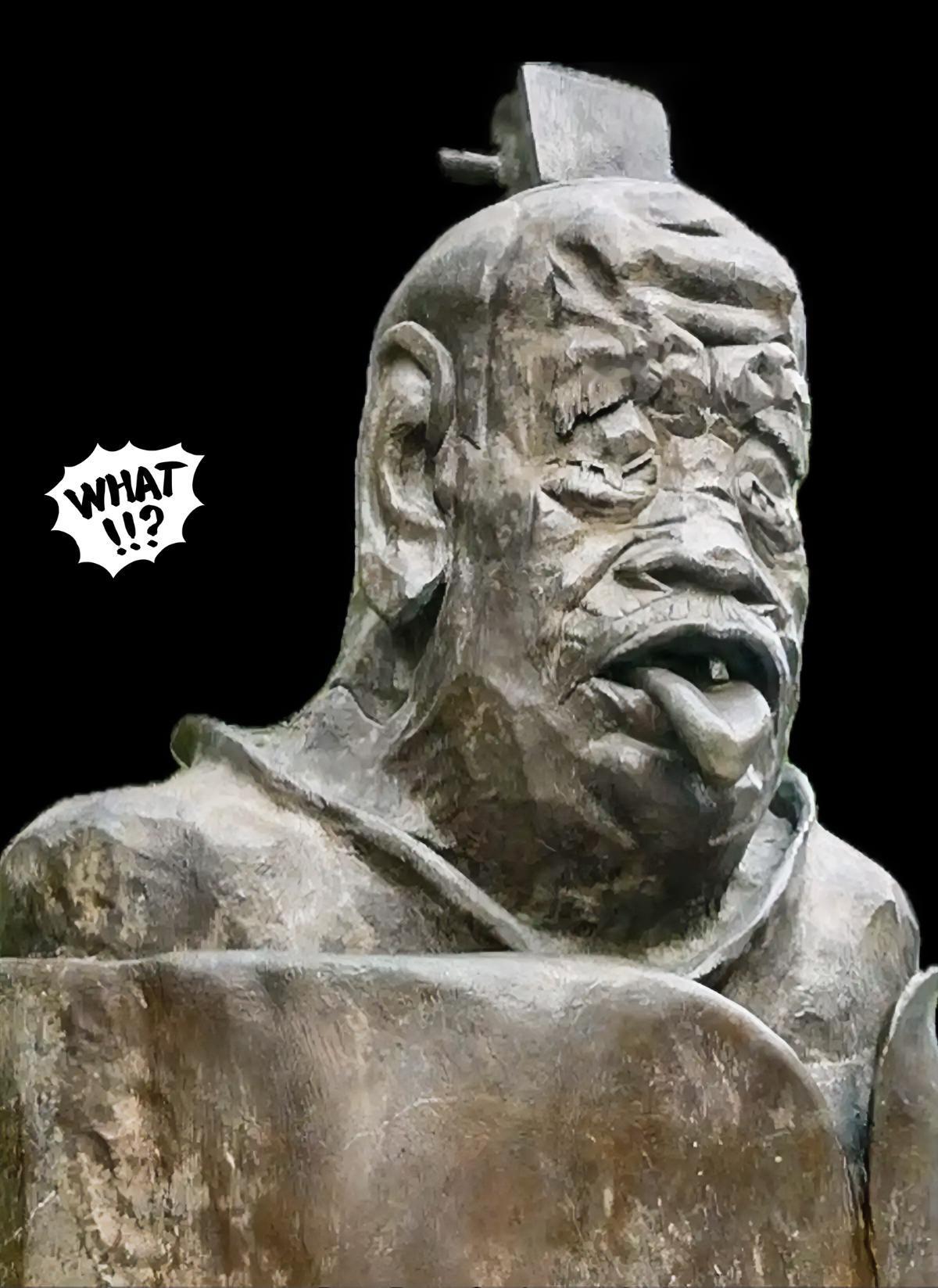 谁能想到苏州金鸡湖畔，能有这么离谱的老子雕像！第一眼瞅见还以为是游乐场