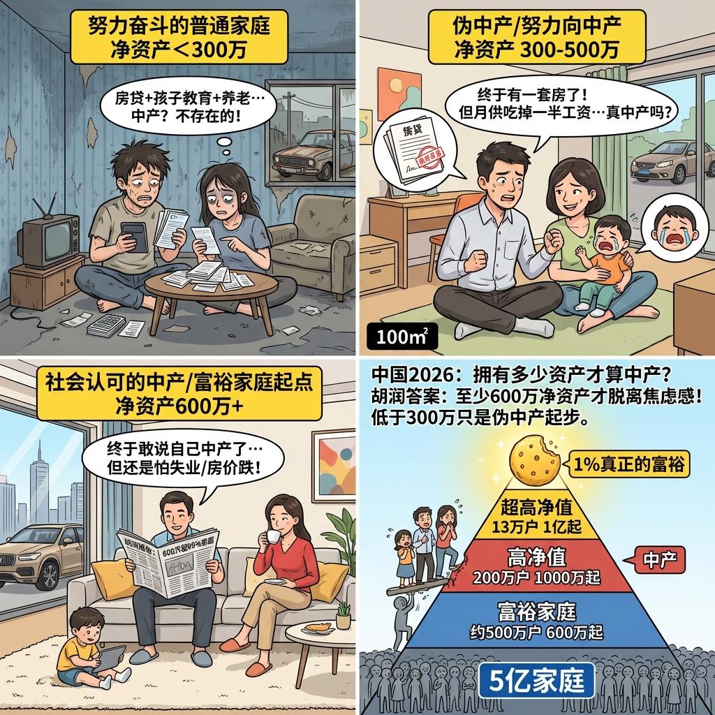 2026年的中国，多少才是中产？你达到了吗？