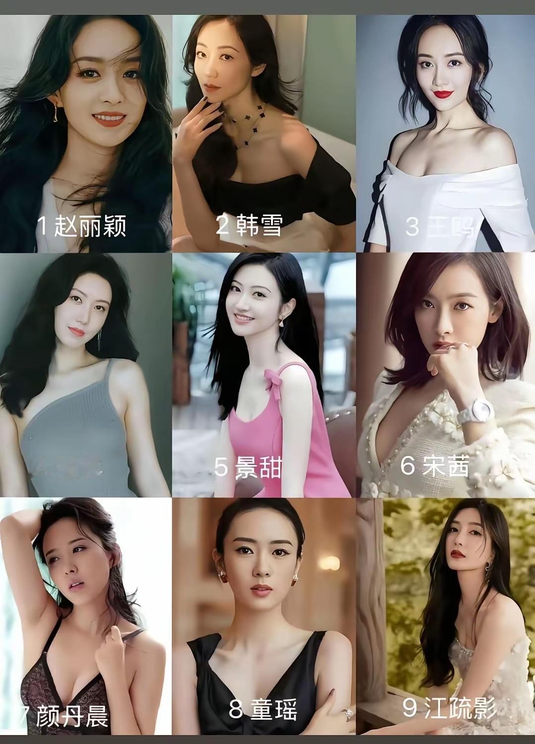 如果穿越到2000年，让你从这九位美女中选一个做老婆你会选择谁？