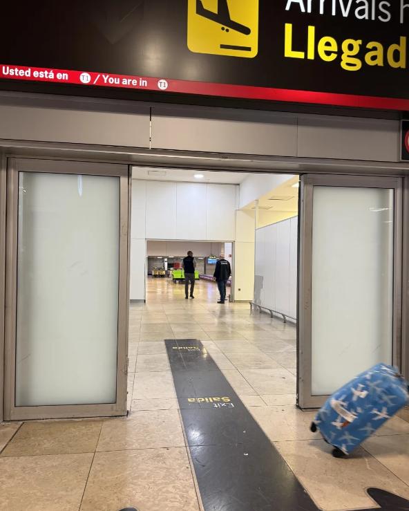 马德里T1机场海关只抽查中国人！2024年春节从中国出来的航班，海关就守在出口处