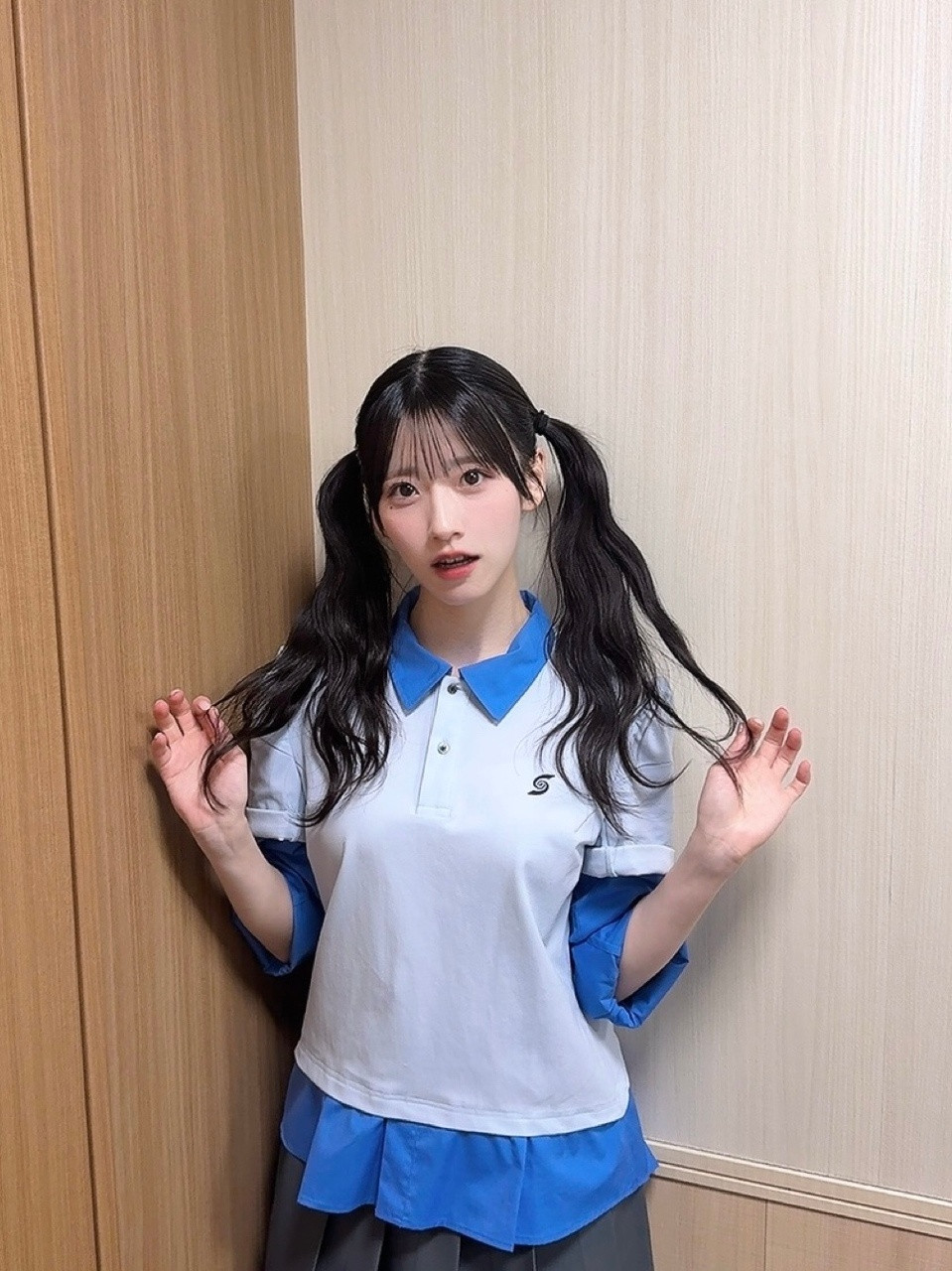石森璃花「この日は夜桜さんちの大作戦のキャラ　夜桜二刃ちゃんを意識して高めの