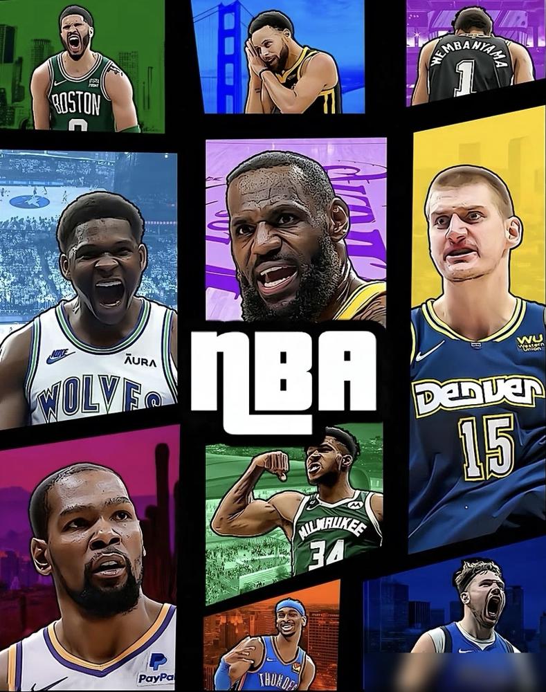 疯了，美媒发布的50大球星榜单，直接把詹姆斯踢出了前20。你没看错，当约基