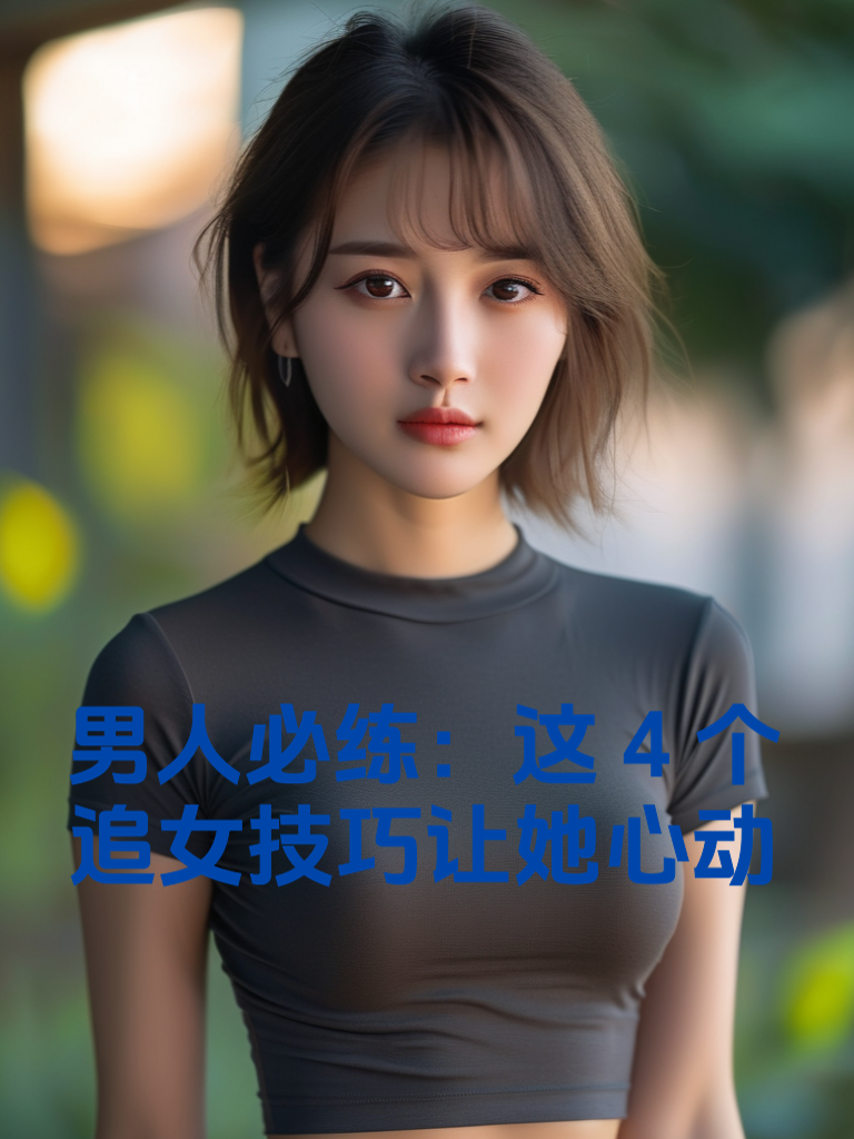 男人必练：这4个追女技巧让她心动