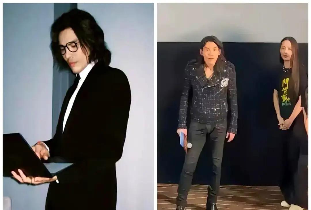 向佐最近画风突变。一头微卷长发配上忧郁眼神，跟以前那个全身肌肉的硬汉形象彻底说再