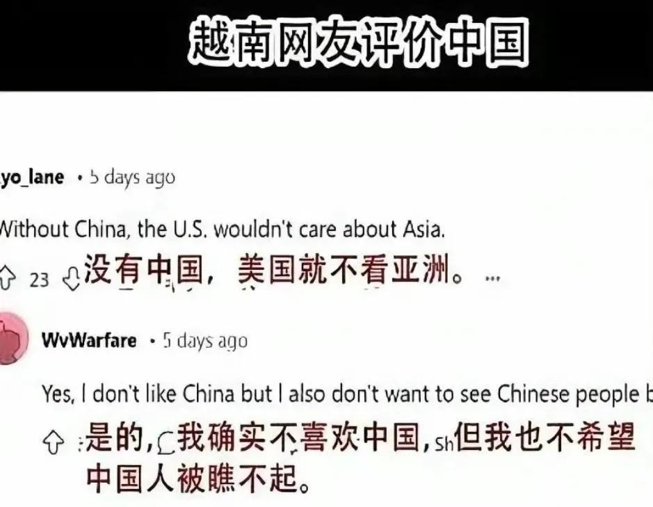 这个算是有脑子的越南人了！其实如果中国人被欺负，全部跟我们长得一样的亚洲人没一