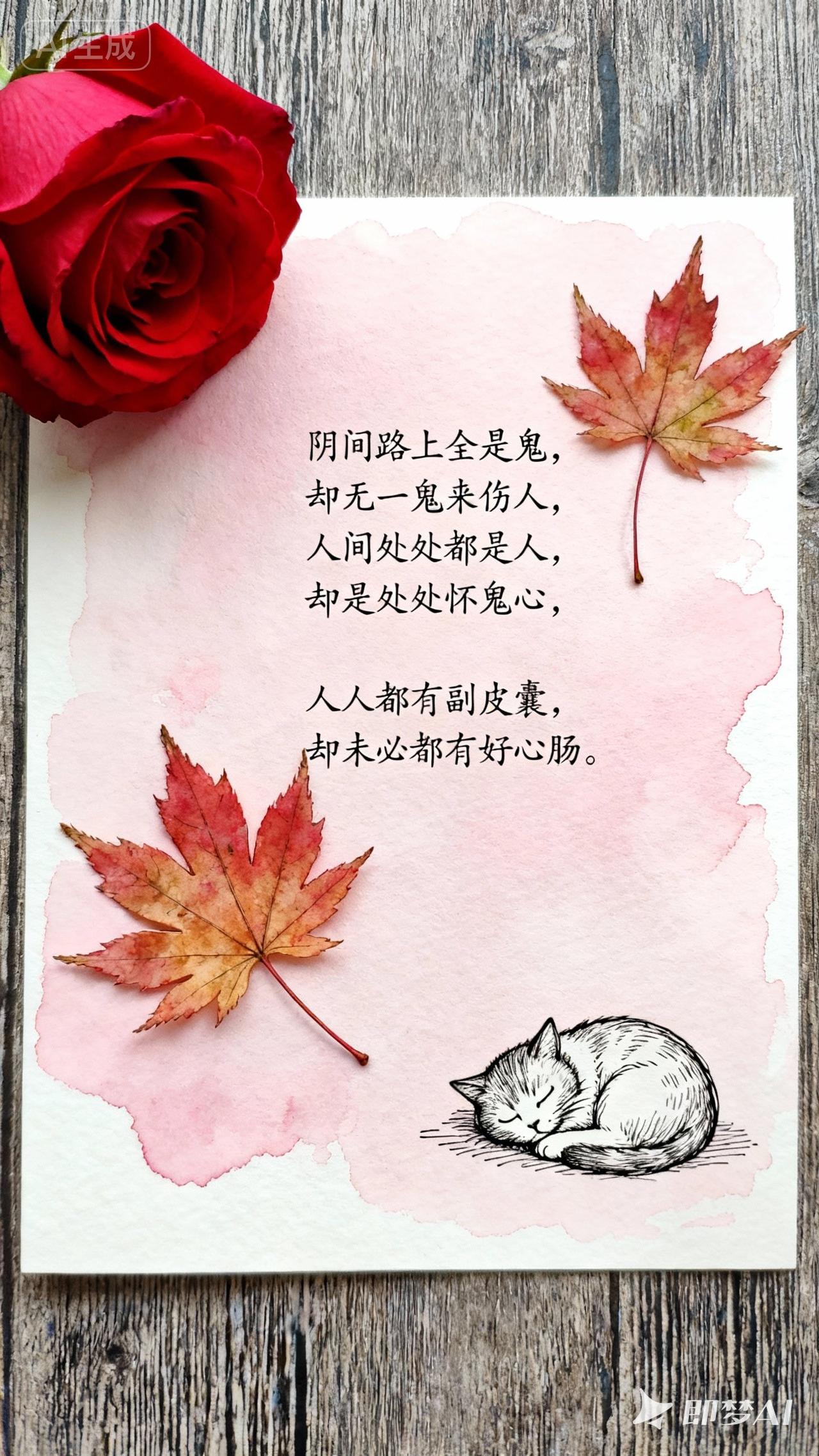 什么是理想的人生状态？1、家中：长辈安康，孩童欢畅2、狱中：不见故亲，心