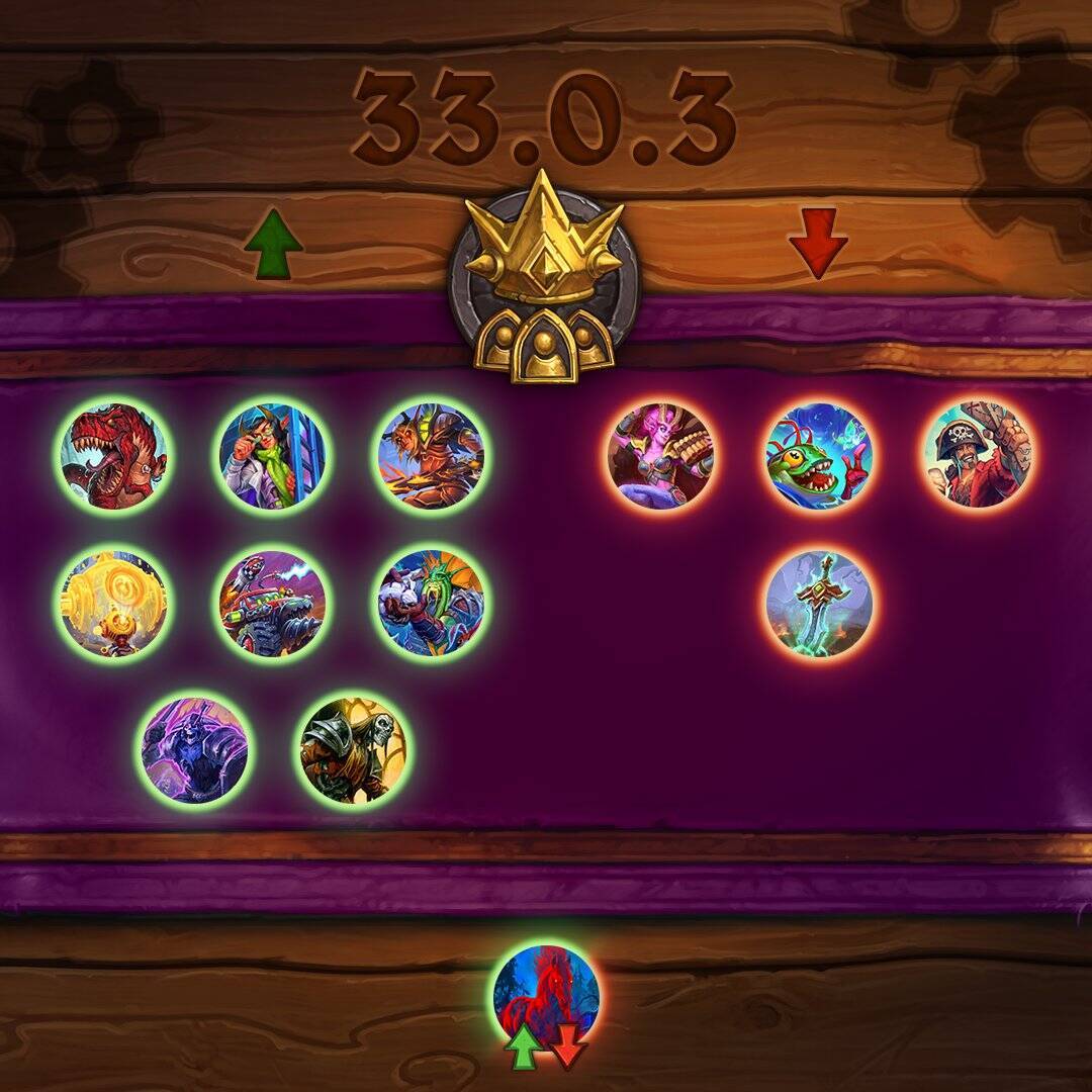 炉石传说酒馆战棋终于也有平衡调整了，恶魔和能使鱼小削，亡灵马的调整重做，7本较
