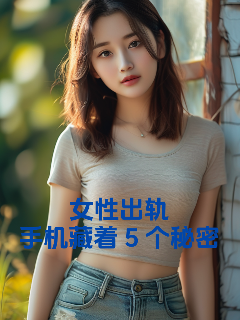 女性出轨，手机藏着5个秘密