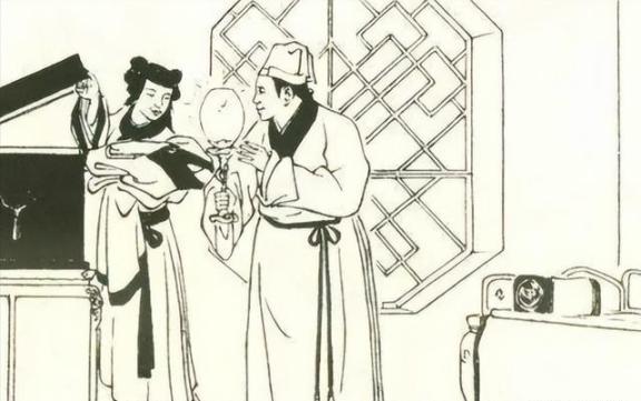 宋代，男子钓到一条会说话的金鳗鱼。金鳗鱼说：“你放了我，我保你贵不可言；你杀了我