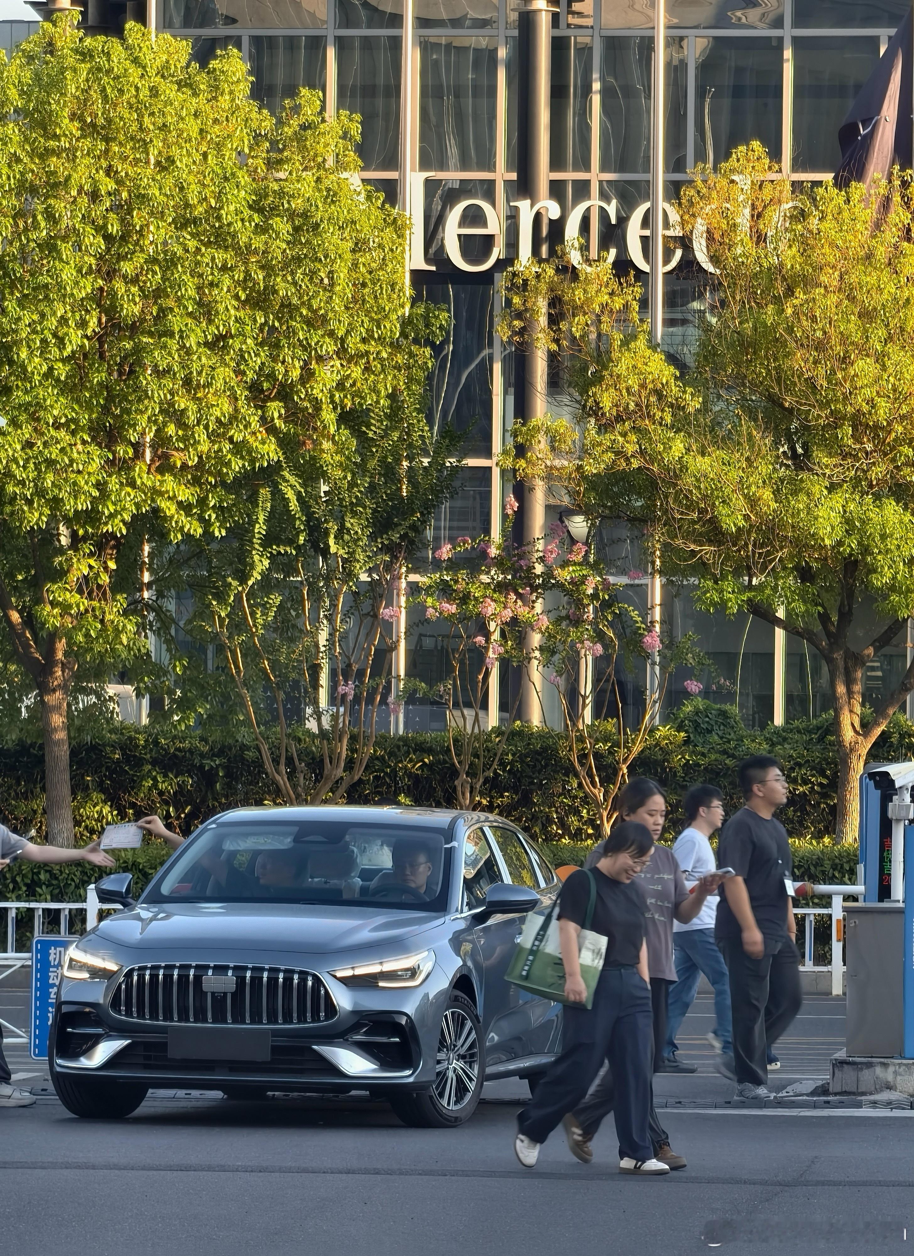 背景的MercedesBenz非常合理[doge]​​​