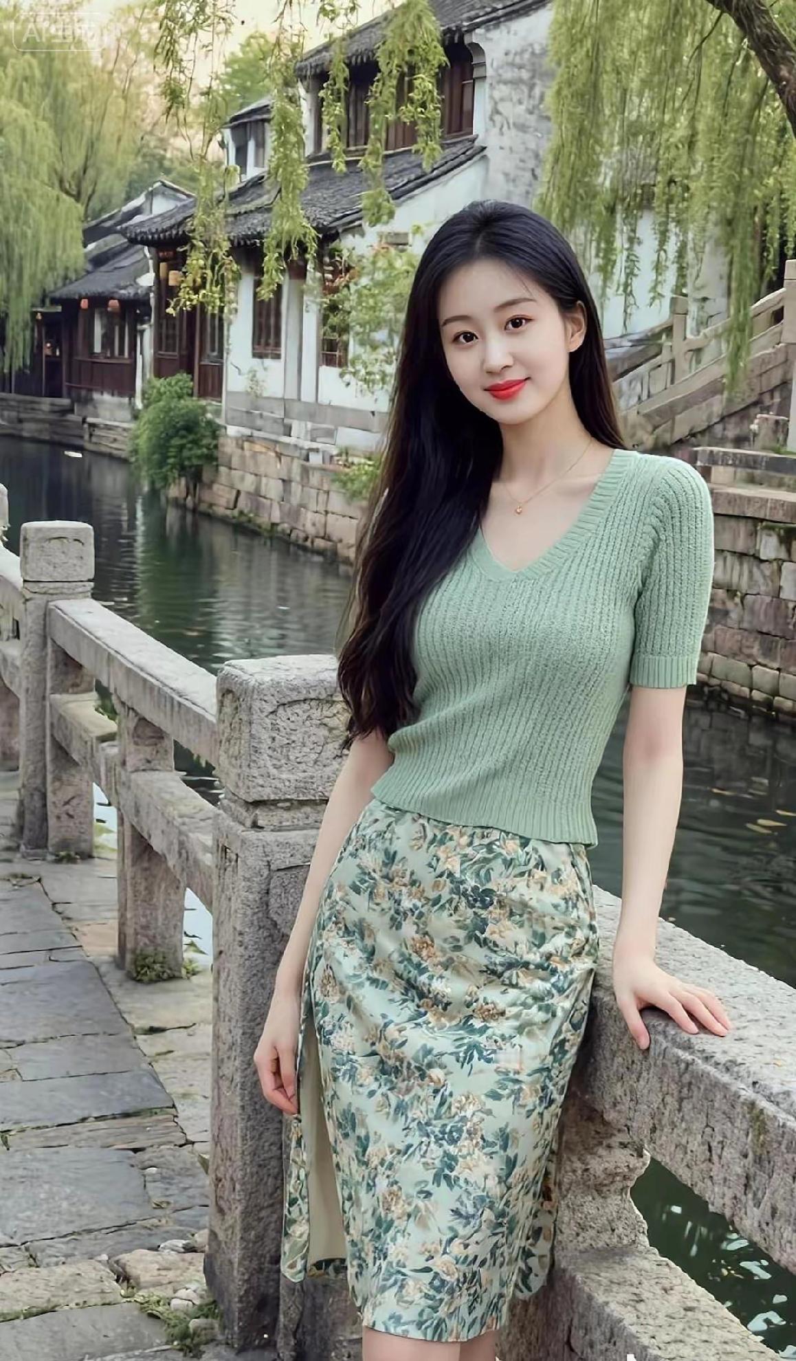 在江南水乡，遇见温柔的你