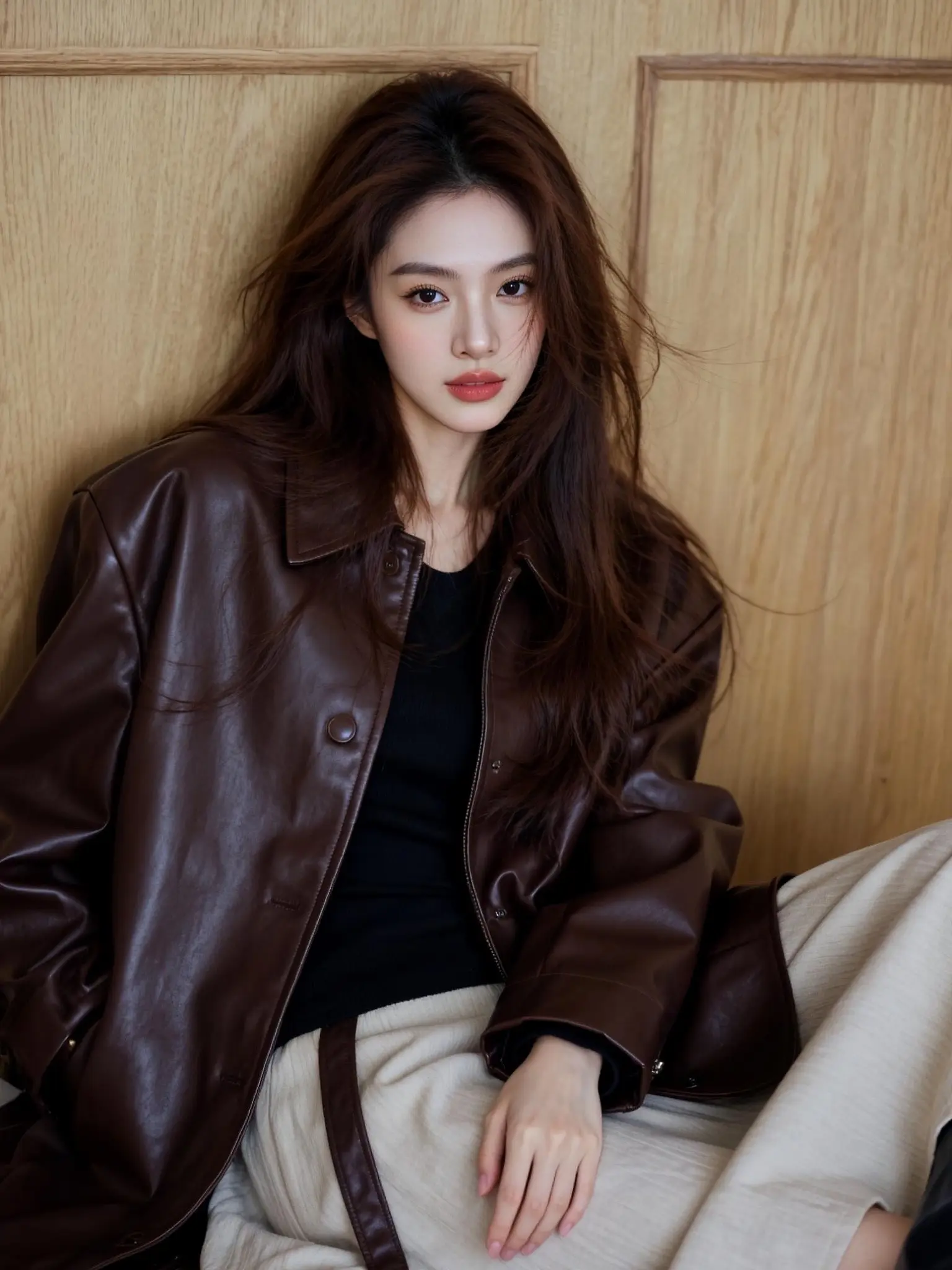 AI棕皮氛围感写真 随变ai随便玩 ai创作 用ai创作打开春天 随变一拍都很夯