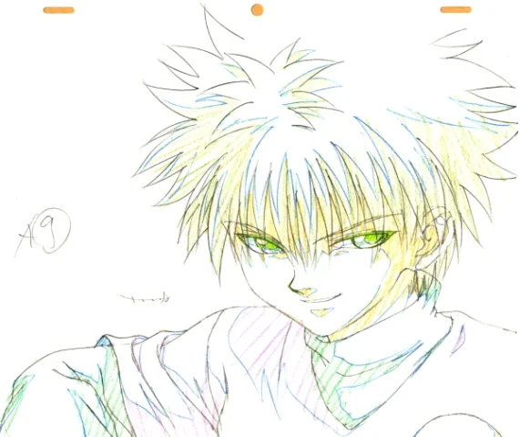 全职猎人奇犽1999年动画原稿，旧版真的封神！