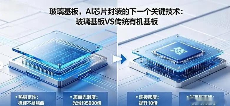AI堆叠散热终极解决方案！全球巨头allin玻璃基板，国产替代起飞很多人聊AI